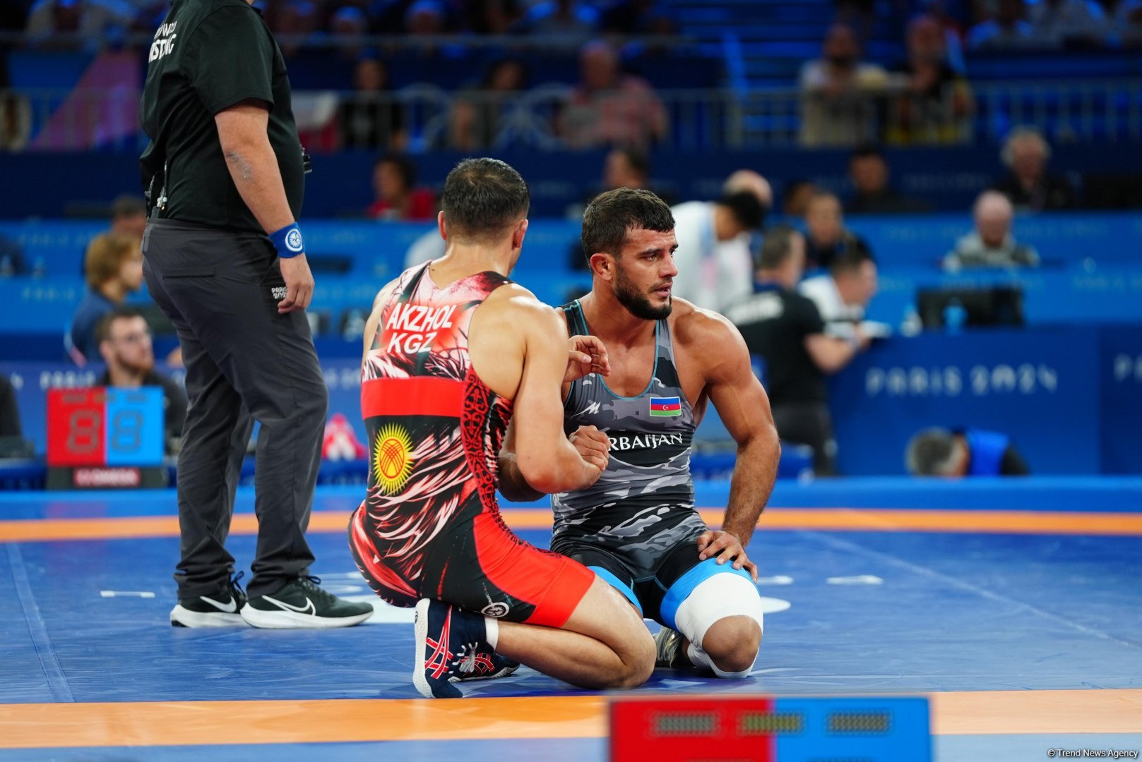 Paris-2024: Güləşçimiz Sənan Süleymanov olimpiadanı medalsız başa vurdu (FOTO)