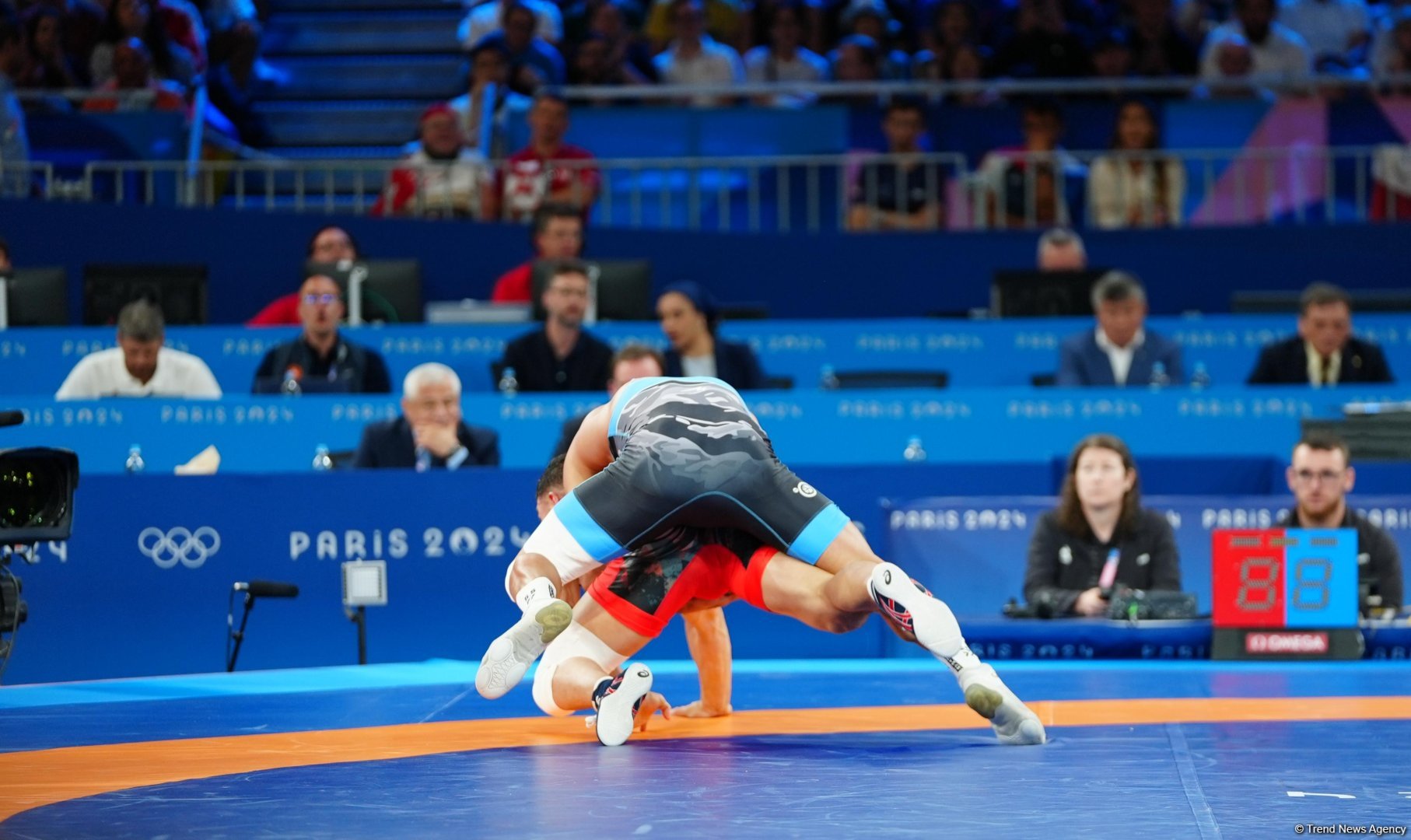 Paris-2024: Güləşçimiz Sənan Süleymanov olimpiadanı medalsız başa vurdu (FOTO)