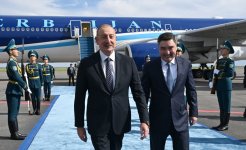 Prezident İlham Əliyev Qazaxıstana səfərə gəlib (FOTO/VİDEO)