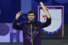 Taekvonduçumuz Olimpiadada gümüş medal qazanıb (FOTO)