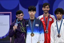 Taekvonduçumuz Olimpiadada gümüş medal qazanıb (FOTO)