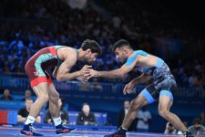 Paris-2024: Azərbaycan güləşçisi Olimpiya Oyunlarını mükafatsız başa vurdu (FOTO)
