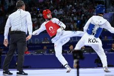 Taekvonduçumuz Olimpiadada gümüş medal qazanıb (FOTO)