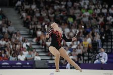 Paris-2024: Zöhrə Ağamirova üçüncü hərəkəti yekunlaşdırıb (FOTO)