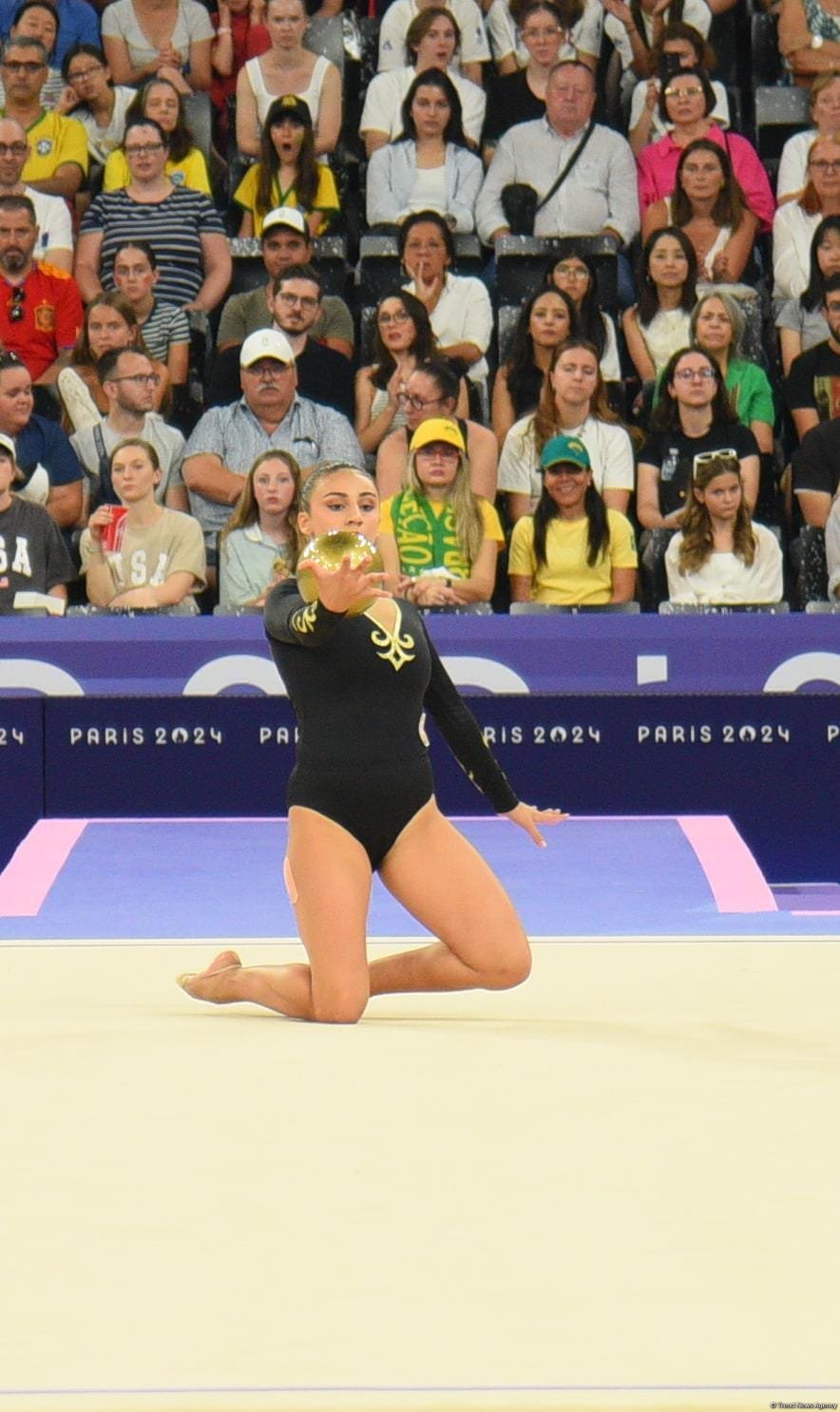 Paris-2024: Yay Olimpiya Oyunlarında bədii gimnastika yarışları start götürüb (FOTO)