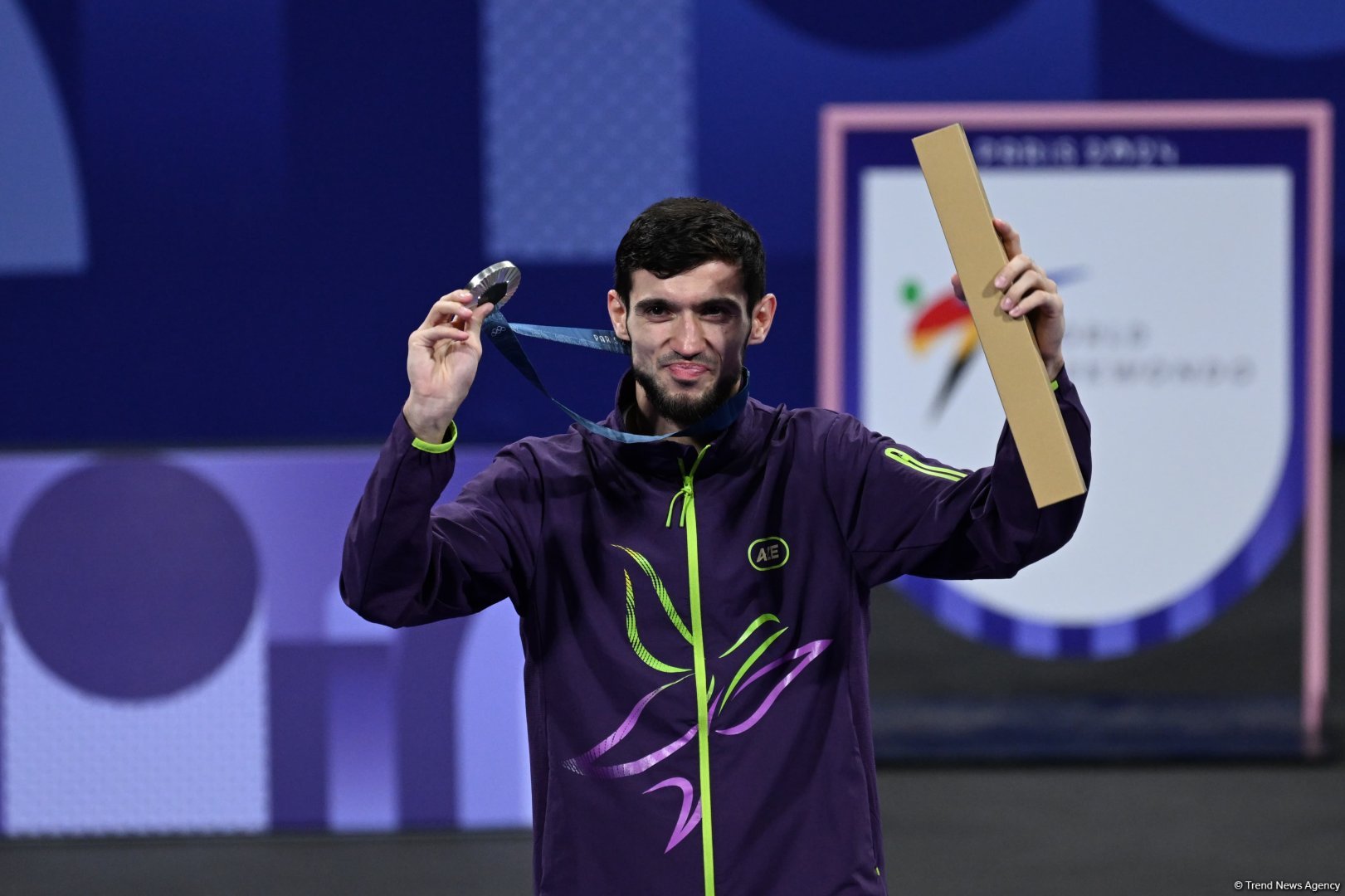 Taekvonduçumuz Olimpiadada gümüş medal qazanıb (FOTO)
