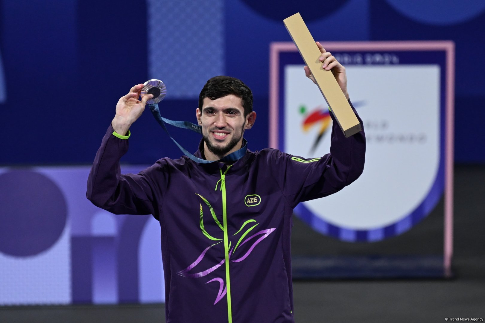 Taekvonduçumuz Olimpiadada gümüş medal qazanıb (FOTO)