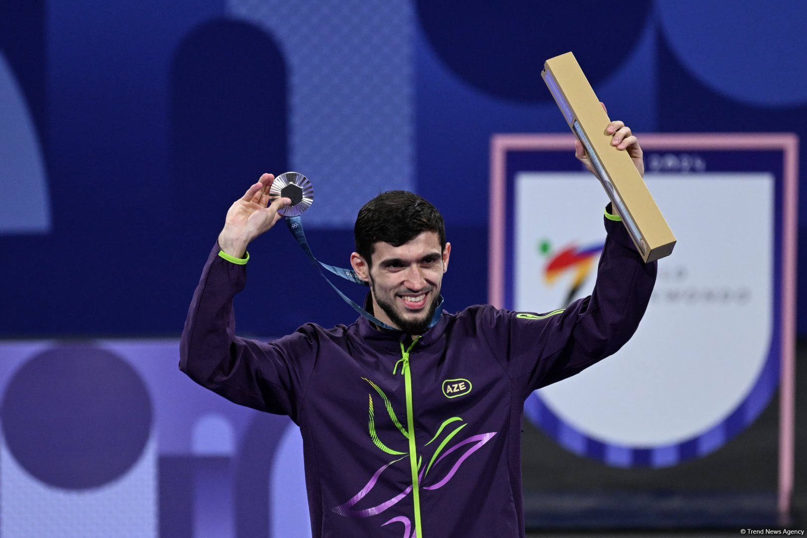 Taekvonduçumuz Olimpiadada gümüş medal qazanıb (FOTO)