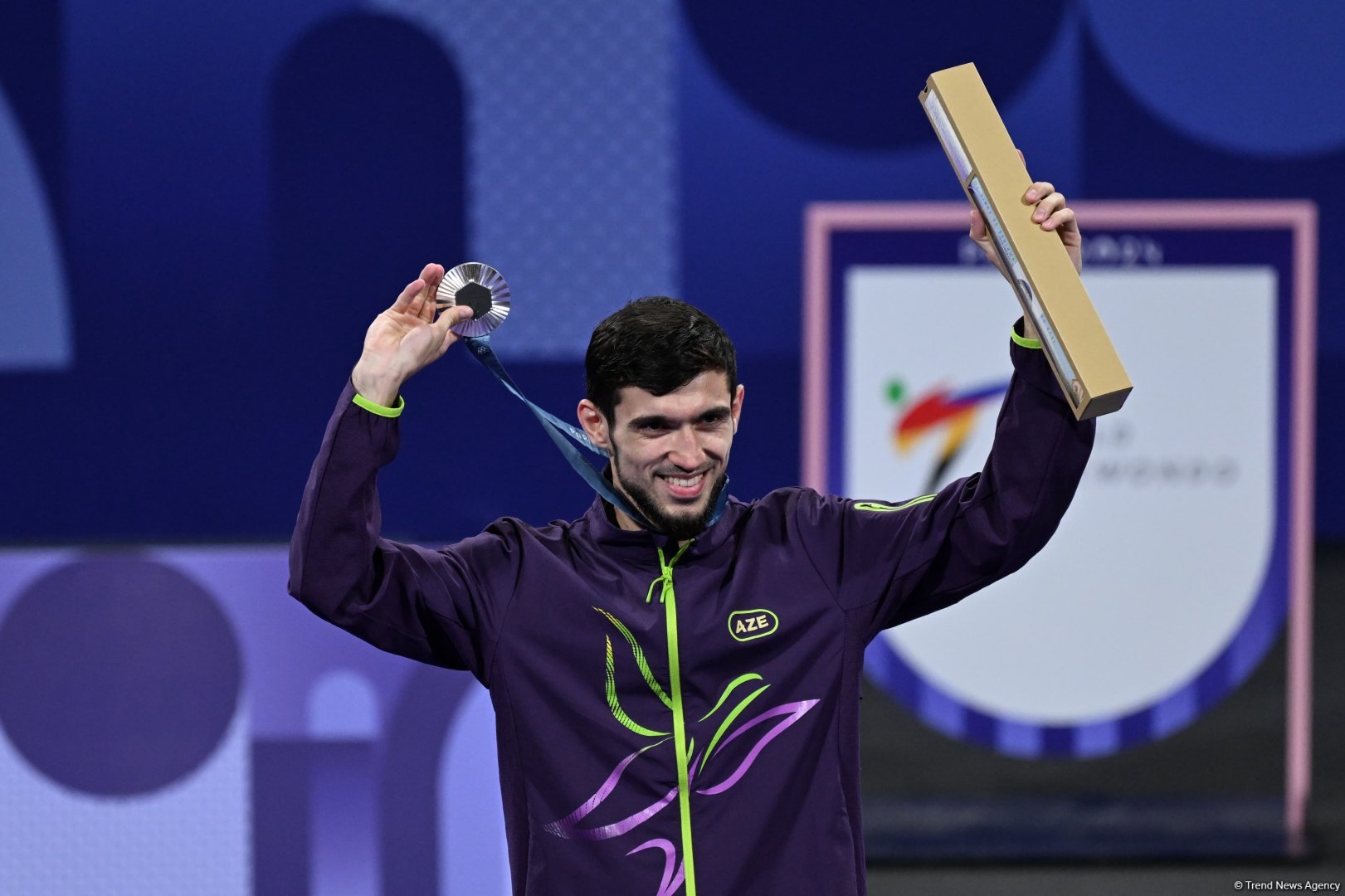 Taekvonduçumuz Olimpiadada gümüş medal qazanıb (FOTO)