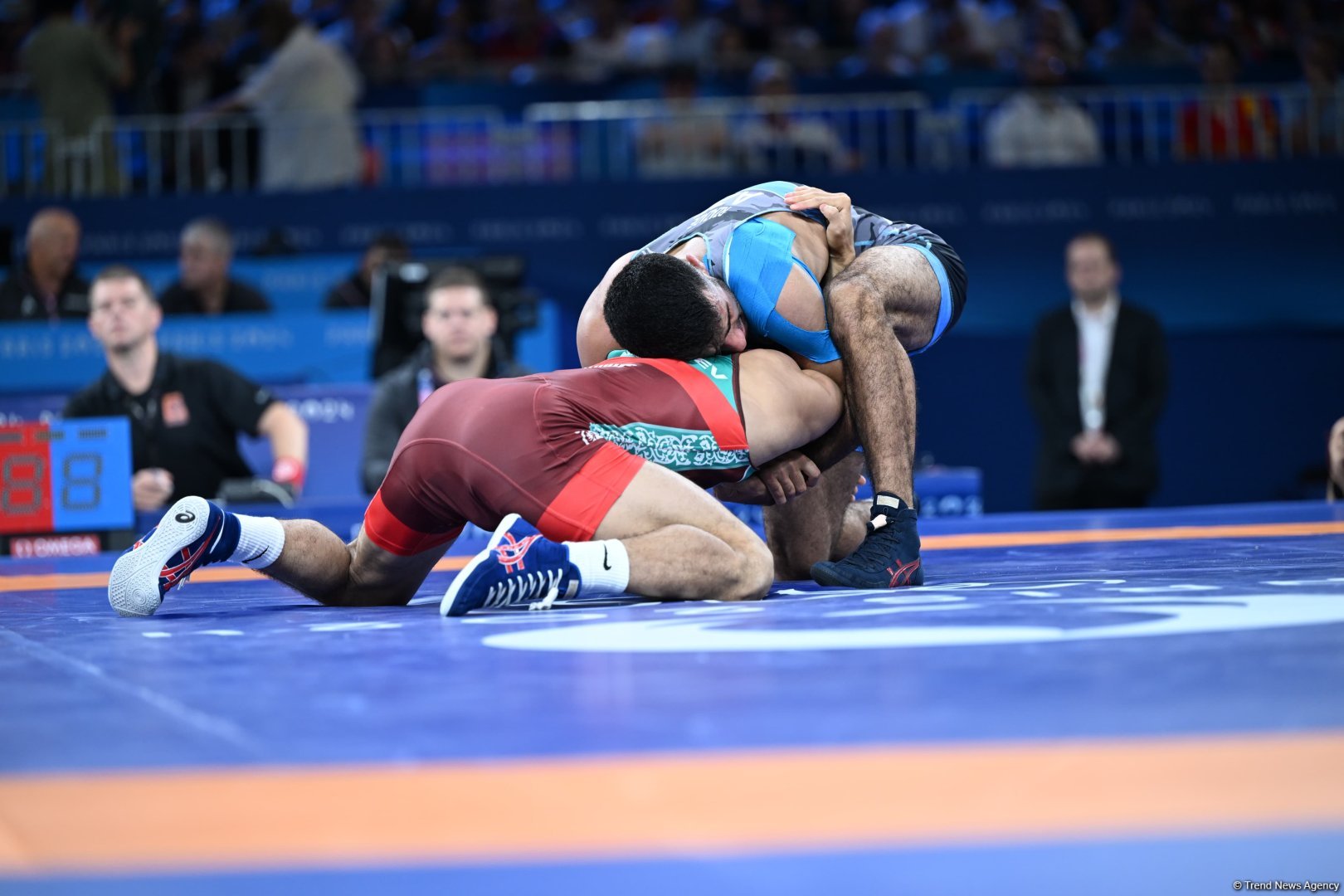 Paris-2024: Azərbaycan güləşçisi Olimpiya Oyunlarını mükafatsız başa vurdu (FOTO)