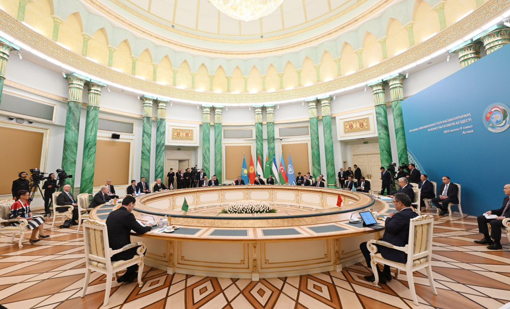 Prezident İlham Əliyev Astanada Mərkəzi Asiya və Azərbaycan Respublikasının Dövlət Başçılarının görüşündə iştirak edib (FOTO/VİDEO) (YENİLƏNİB)