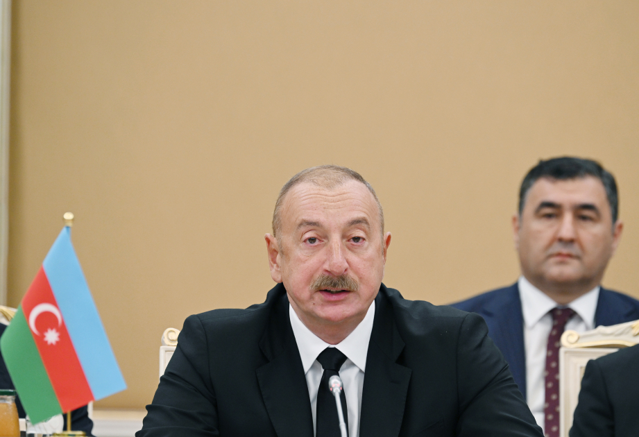 Prezident İlham Əliyev: Ermənistanın işğalından azad edilmiş Qarabağın bərpasına dəstək qardaşlıq münasibətlərimizin təzahürlərindən biridir