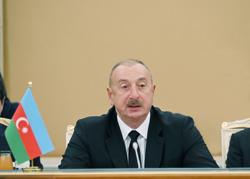 Prezident İlham Əliyev: Azərbaycanın Mərkəzi Asiya Dövlət Başçılarının görüşlərinə dəvət olunması ölkələrimiz arasında qardaşlıq münasibətlərindən xəbər verir