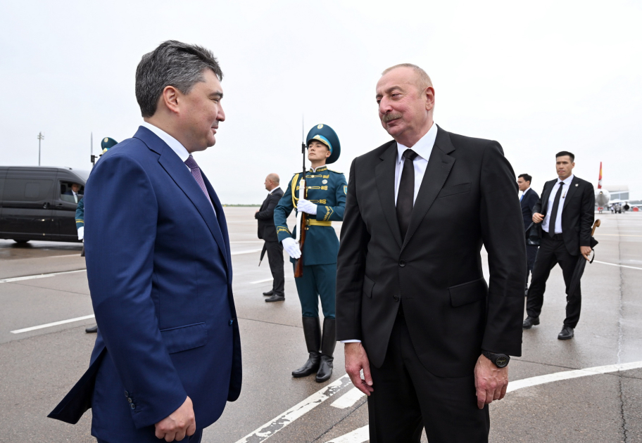 Prezident İlham Əliyevin Qazaxıstana səfəri başa çatıb (FOTO)