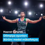 Birinci vitse-prezident Mehriban Əliyeva Həsrət Cəfərovun Olimpiya Oyunlarının bürünc medal mükafatçısı olması ilə bağlı paylaşım edib (FOTO)