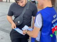 Seçki Könüllüləri maarifləndirmə kampaniyasına başlayıblar (FOTO)