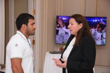 Azərbaycan Olimpiya Evində idmançılarımızın qələbəsinə həsr olunmuş görüş keçirilib (FOTO)