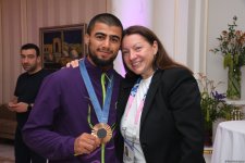 Azərbaycan Olimpiya Evində idmançılarımızın qələbəsinə həsr olunmuş görüş keçirilib (FOTO)