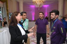 Azərbaycan Olimpiya Evində idmançılarımızın qələbəsinə həsr olunmuş görüş keçirilib (FOTO)
