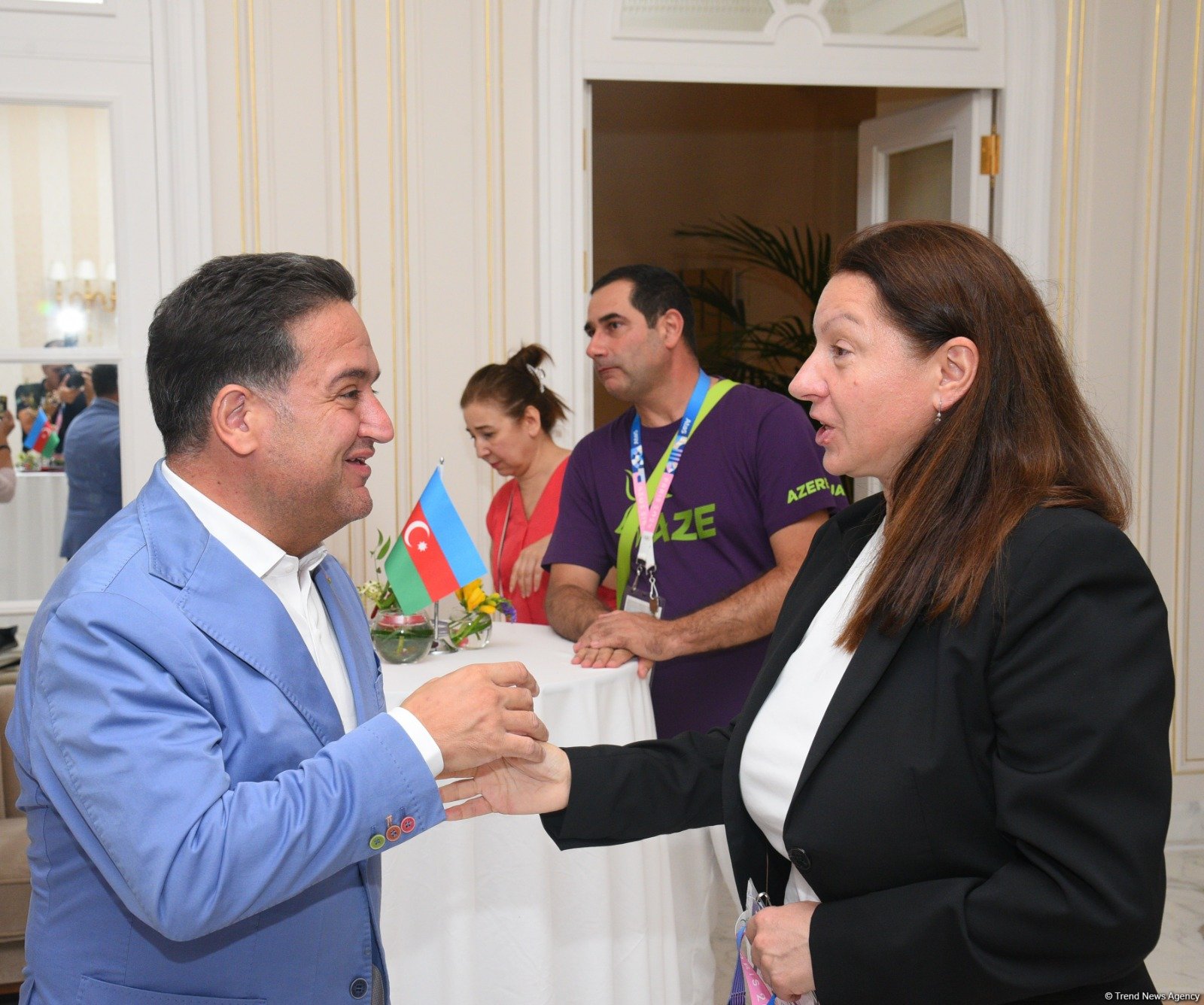 Azərbaycan Olimpiya Evində idmançılarımızın qələbəsinə həsr olunmuş görüş keçirilib (FOTO)