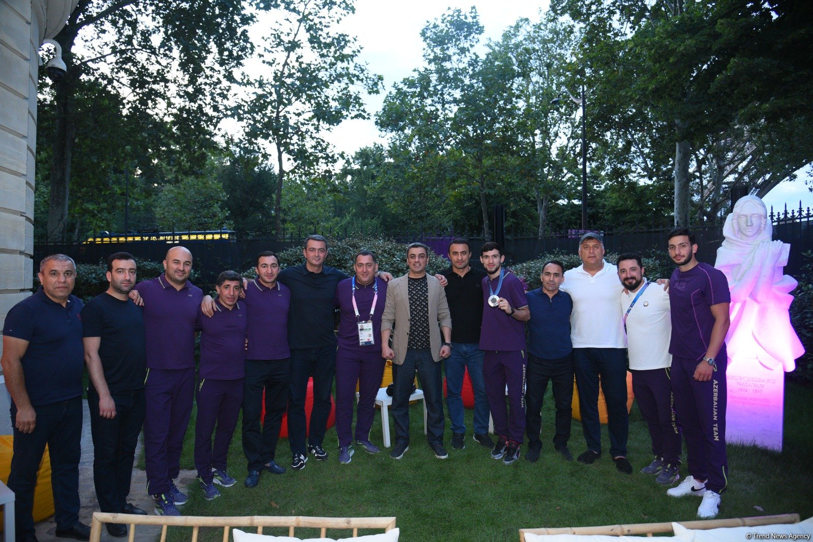 Azərbaycan Olimpiya Evində idmançılarımızın qələbəsinə həsr olunmuş görüş keçirilib (FOTO)