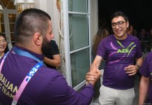 "Azərbaycan Olimpiya Evi"ndə medal qazanan idmançılarımızla görüş keçirilib (FOTO)