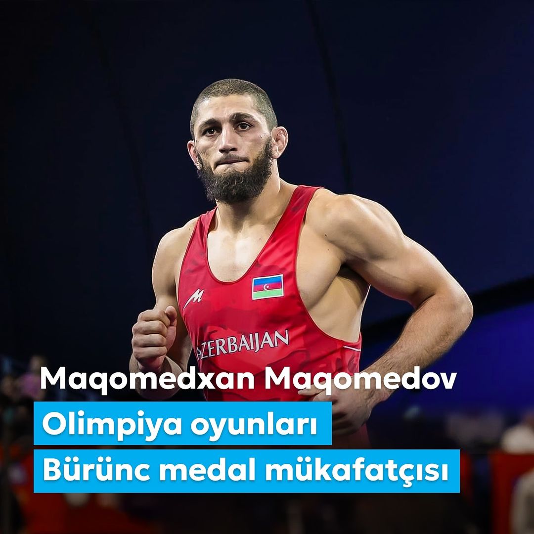 Birinci vitse-prezident Mehriban Əliyeva Maqomedxan Maqomedovun Olimpiya Oyunlarının bürünc medal mükafatçısı olması ilə bağlı paylaşım edib (FOTO)