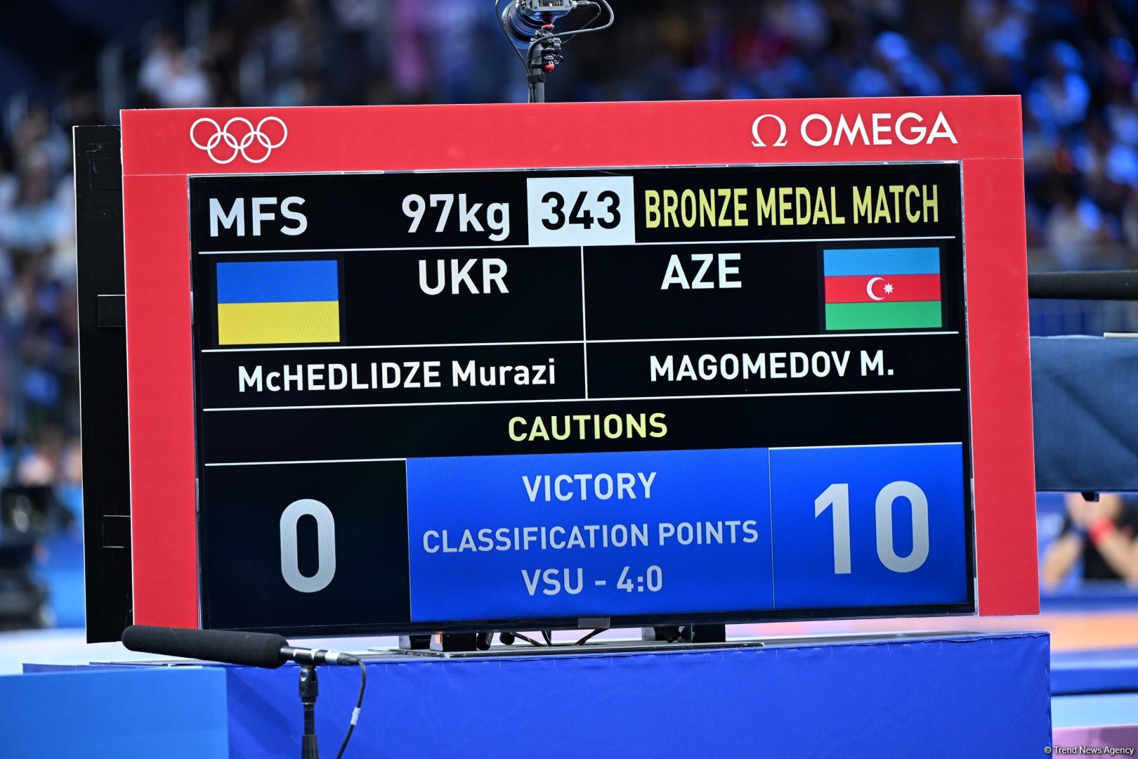 Paris-2024: Maqomedxan Maqomedov bürünc medal qazanıb (FOTO/VİDEO)