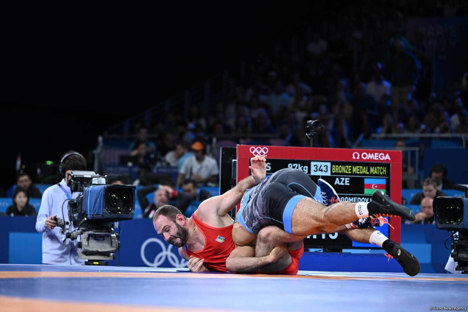 Paris-2024: Maqomedxan Maqomedov bürünc medal qazanıb (FOTO/VİDEO)