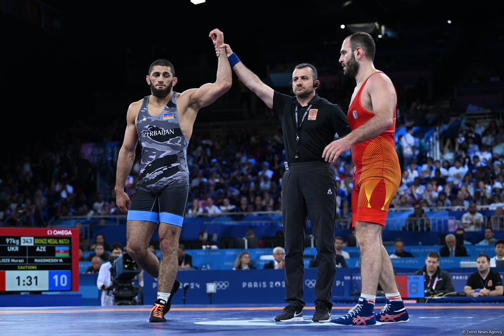 Paris-2024: Maqomedxan Maqomedov bürünc medal qazanıb (FOTO/VİDEO)