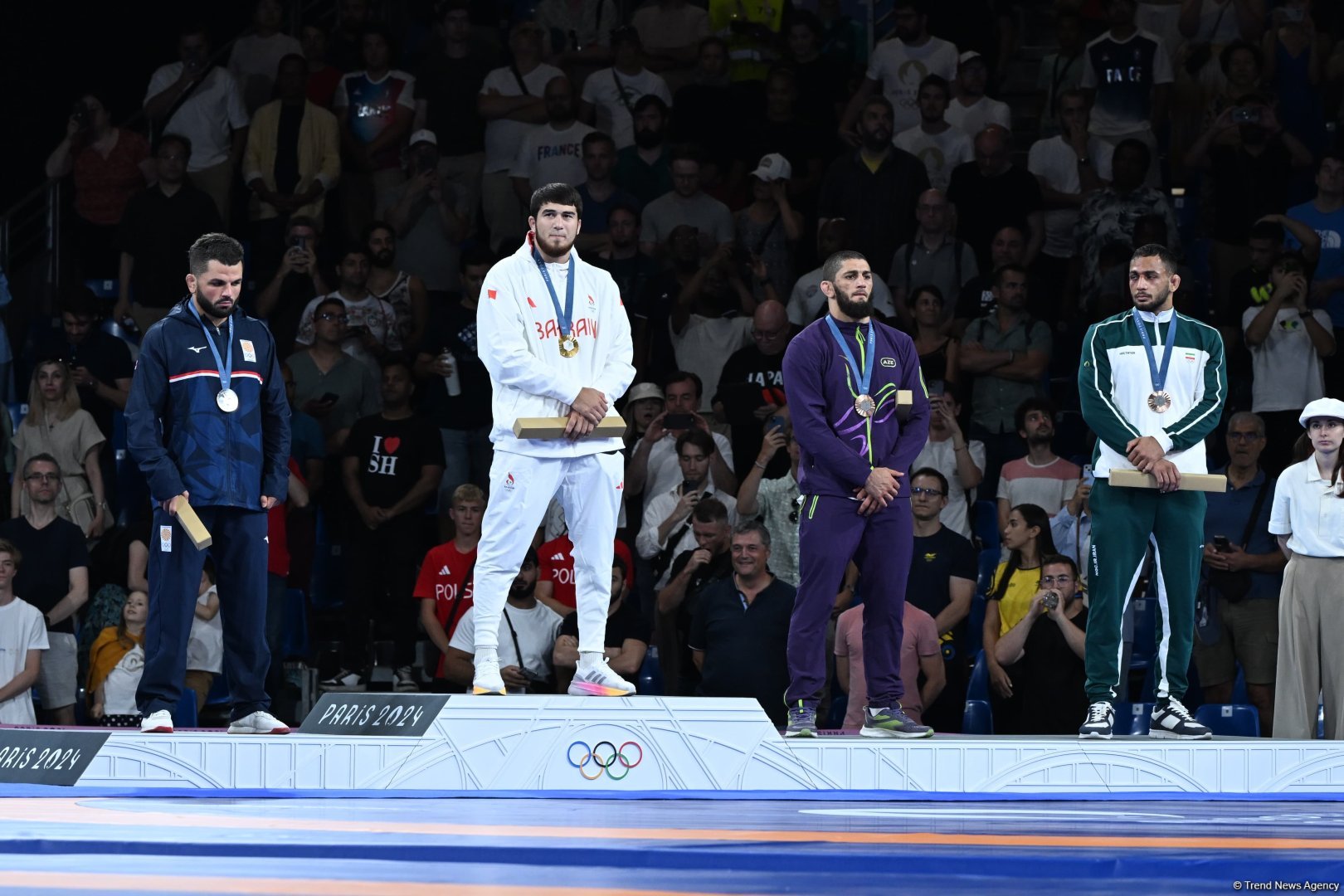 Paris-2024: Maqomedxan Maqomedov bürünc medal qazanıb (FOTO/VİDEO)