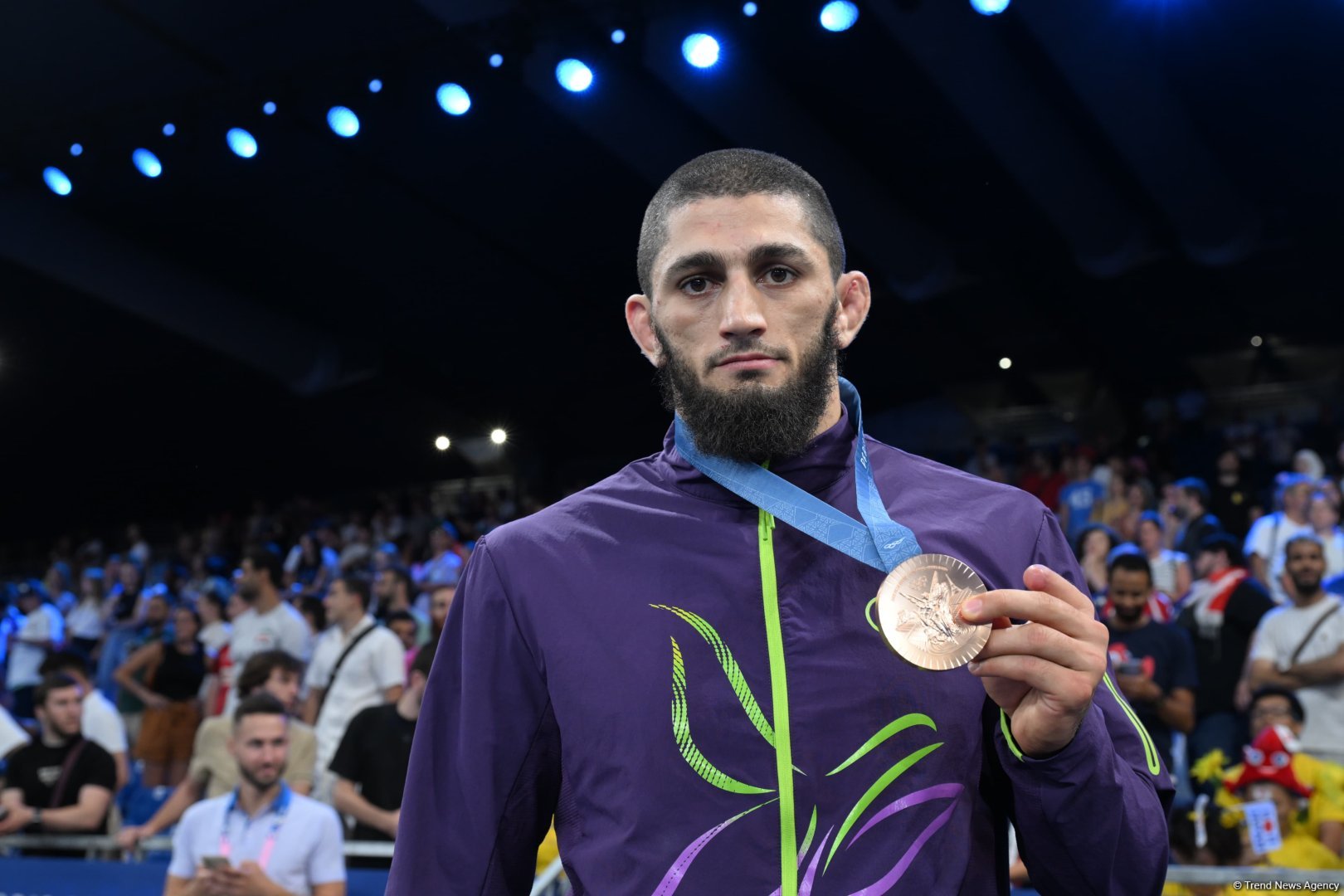Paris-2024: Maqomedxan Maqomedov bürünc medal qazanıb (FOTO/VİDEO)