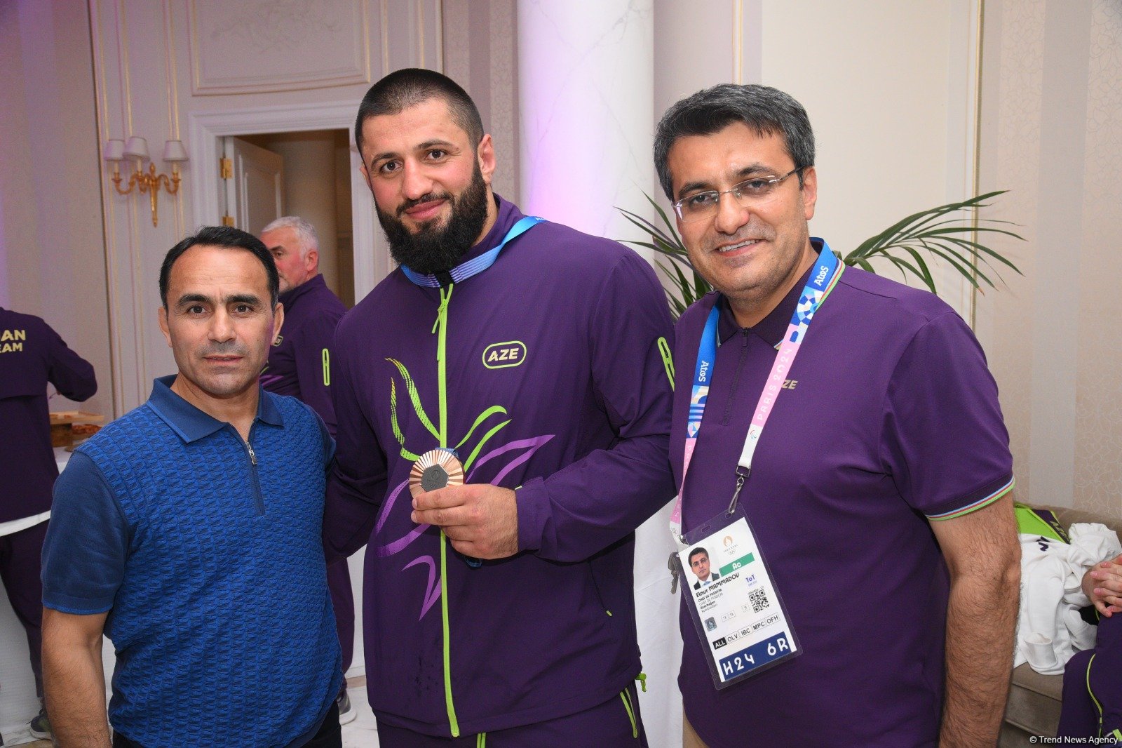 "Azərbaycan Olimpiya Evi"ndə medal qazanan idmançılarımızla görüş keçirilib (FOTO)