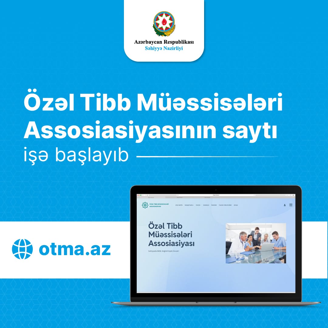 Özəl Tibb Müəssisələri Assosiasiyasının saytı işə başlayıb