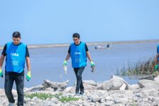 IDEA Kür çayı sahilində ənənəvi təmizlik aksiyası keçirib (FOTO)