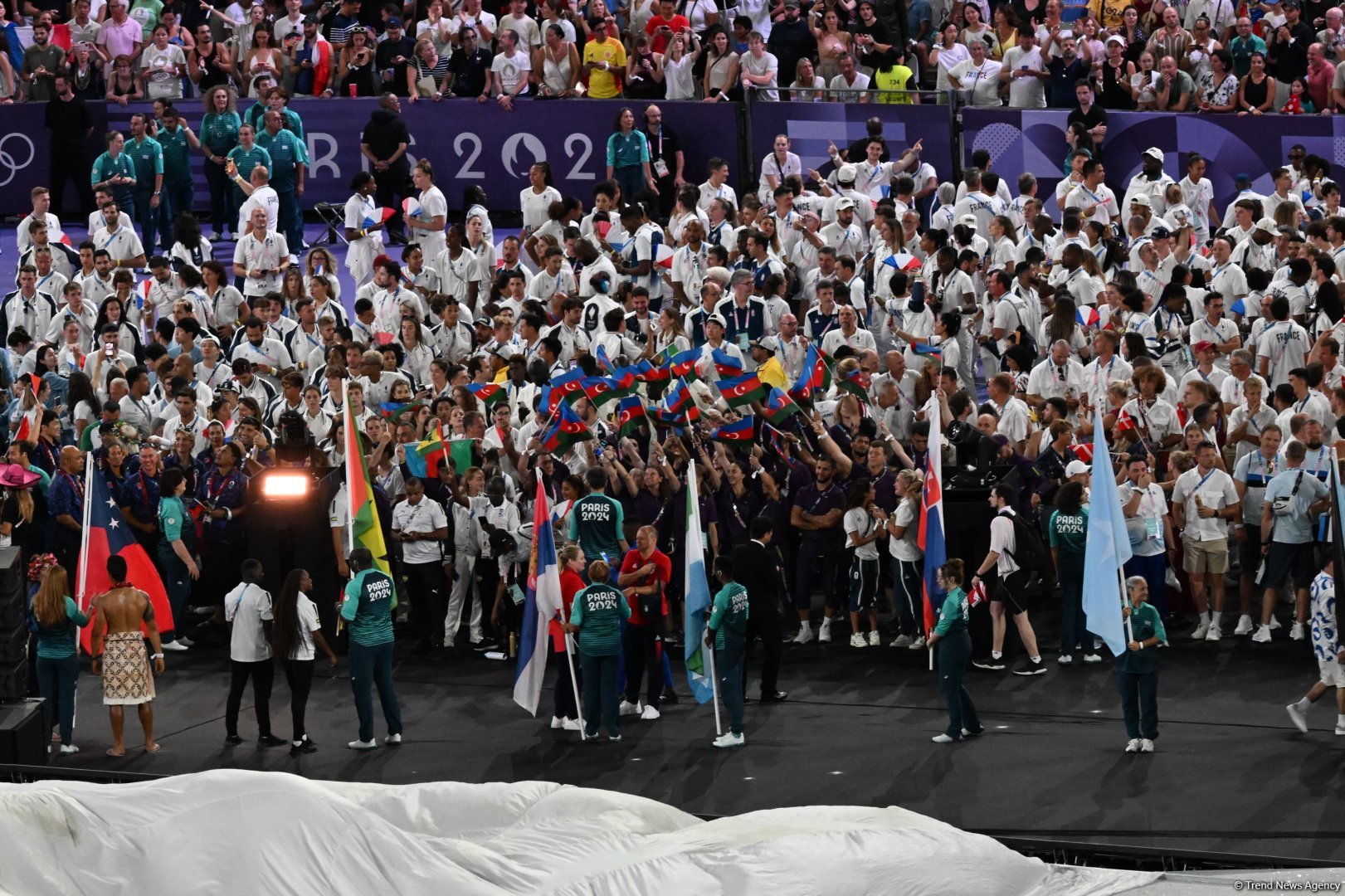 Paris-2024: Azərbaycan bağlanış mərasimində paraddan keçib