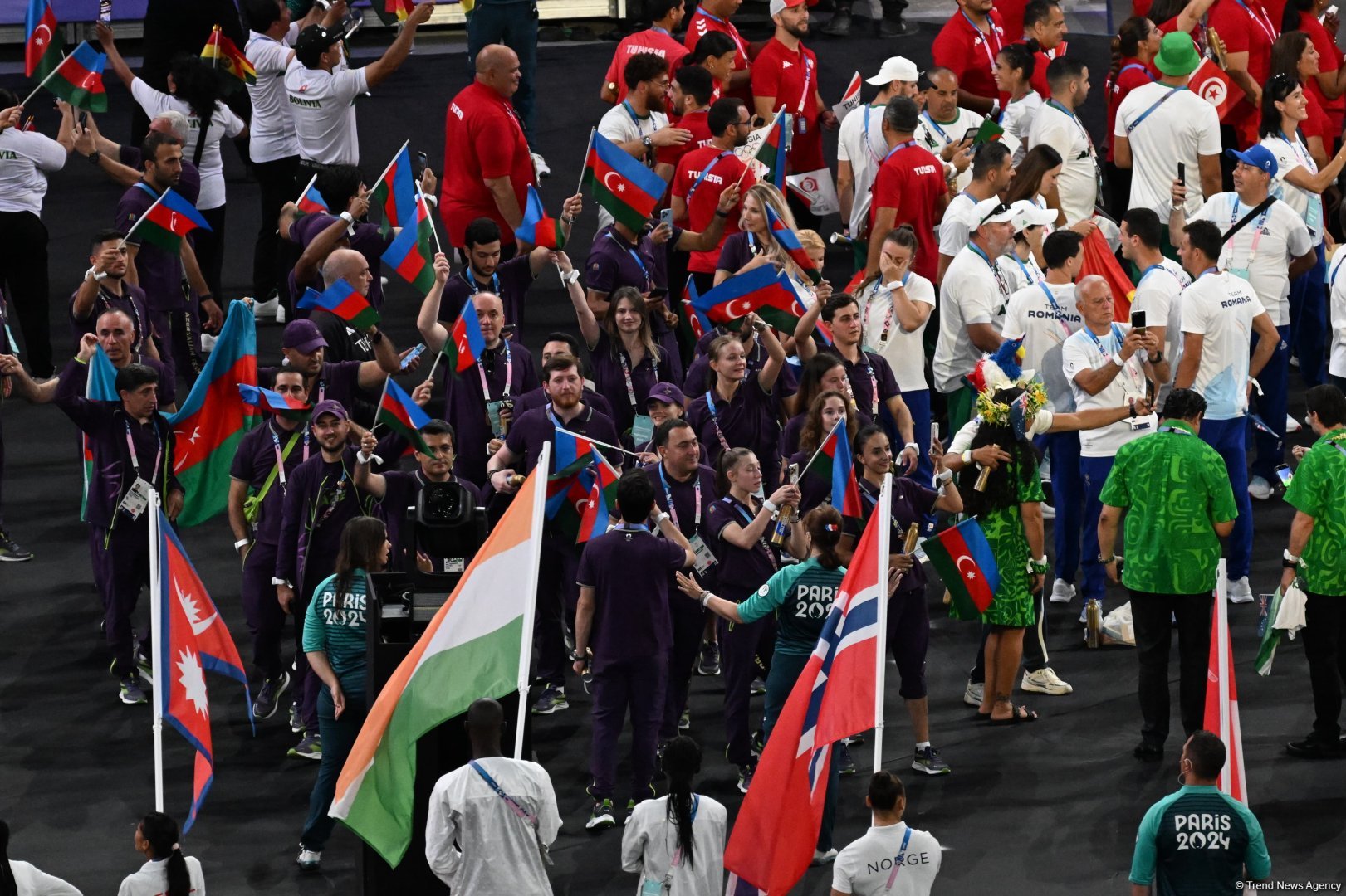 Paris-2024: Azərbaycan bağlanış mərasimində paraddan keçib