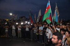 Olimpiya Oyunlarında uğurlu çıxış edən Azərbaycan millisi Vətənə qayıdıb (FOTO/VİDEO)