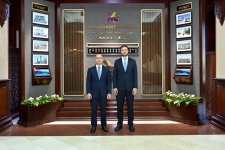 Qazaxıstan Parlamenti Senatının nümayəndə heyəti Milli Məclisdə olub (FOTO)