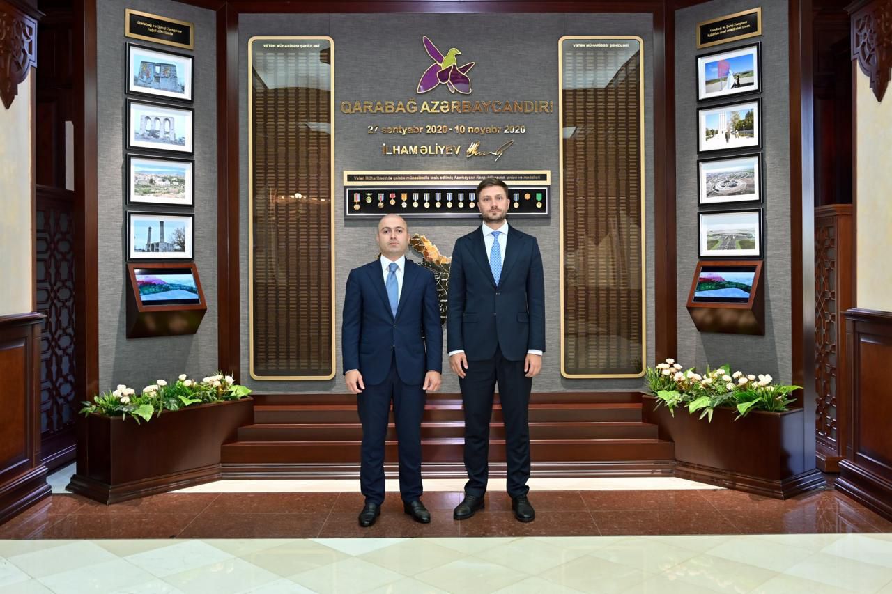 Qazaxıstan Parlamenti Senatının nümayəndə heyəti Milli Məclisdə olub (FOTO)