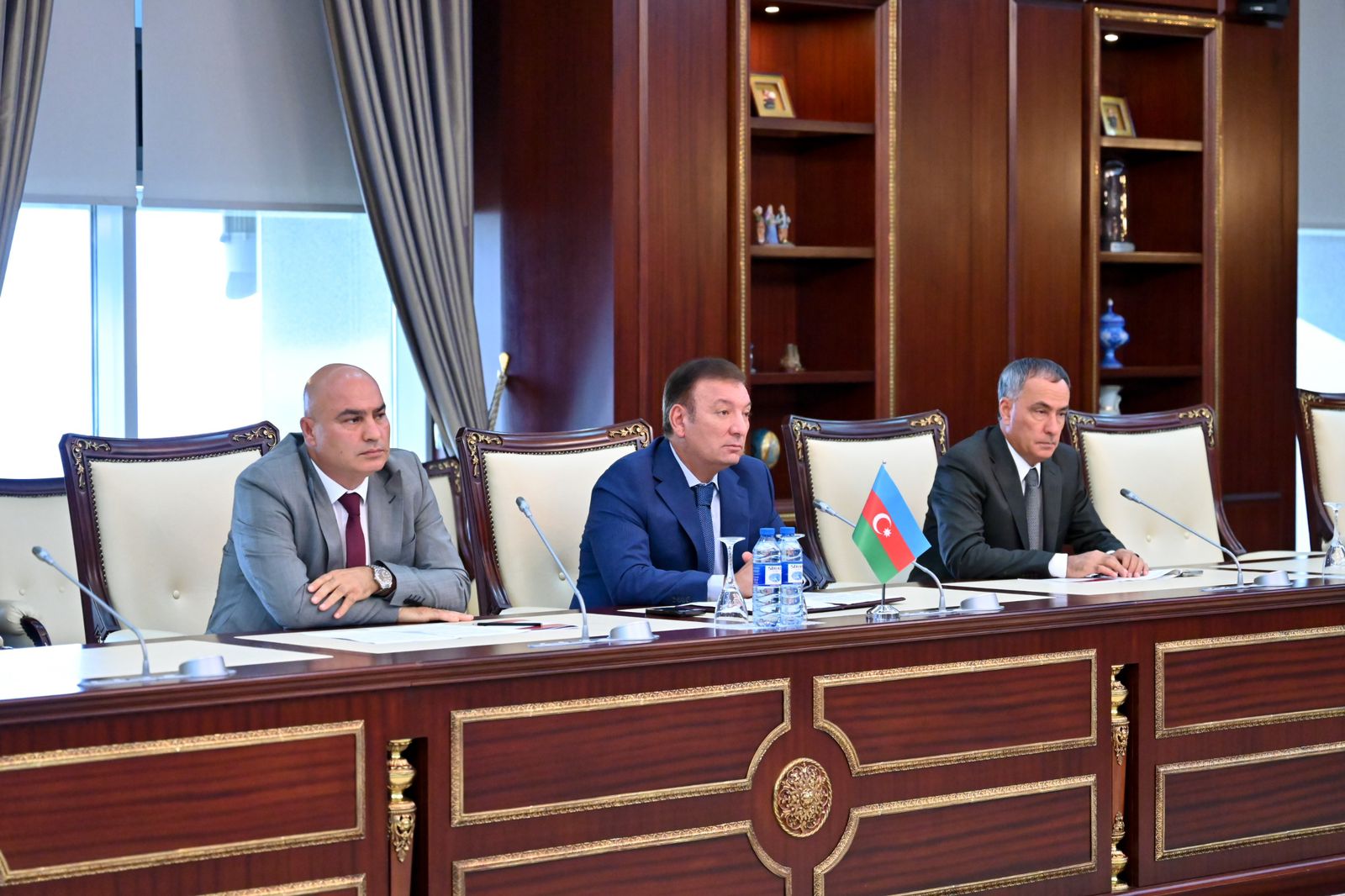 Qazaxıstan Parlamenti Senatının nümayəndə heyəti Milli Məclisdə olub (FOTO)