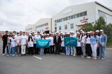COP29 Könüllüləri “Təkrar emal fəalları” adlı təmizlik aksiyası keçiriblər (FOTO)