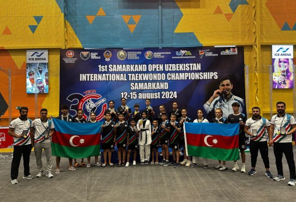 Taekvondoçularımız “Səmərqənd Open 2024”də 12 medal qazanıblar