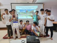 Diaspor Gənclərinin V Yay Düşərgəsinin iştirakçısı Kambocada Azərbaycan haqqında təqdimatla çıxış edib (FOTO)