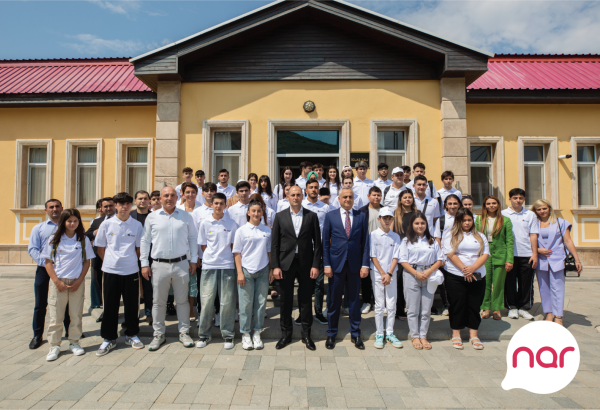 “Nar” “YAŞAT” Fondunun şəhid övladları üçün təşkil etdiyi düşərgəyə dəstək oldu (FOTO)