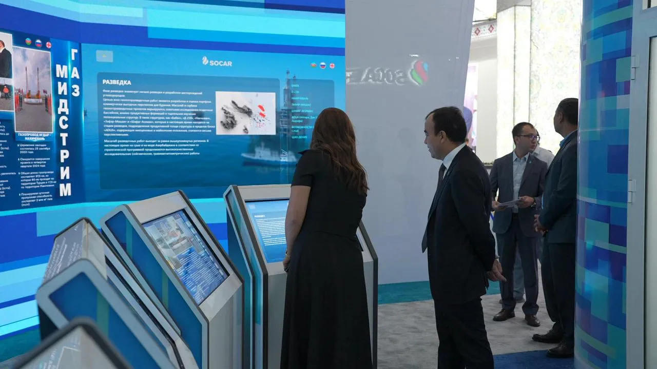 SOCAR Özbəkistanda təşkil olunan sərgidə öz stendi ilə təmsil olunur (FOTO)