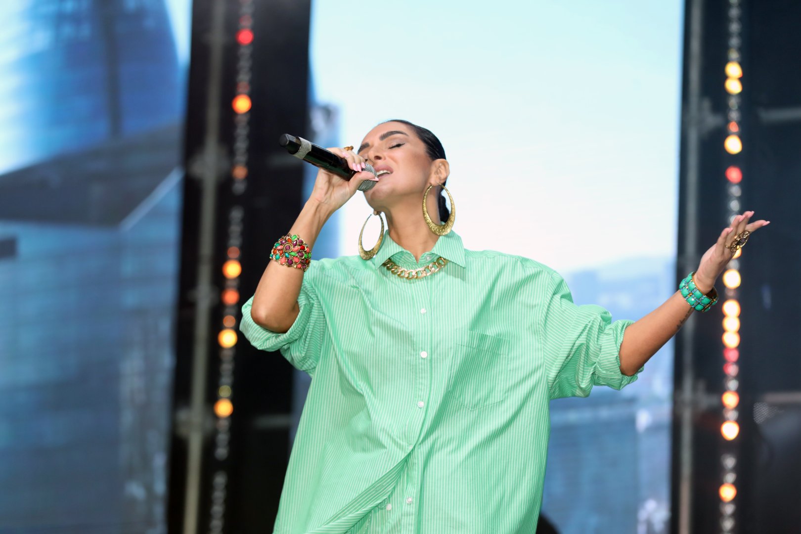 Heydər Əliyev Mərkəzinin parkında “Yay Festivalı” bağlanış konserti keçirilib (FOTO/VİDEO)