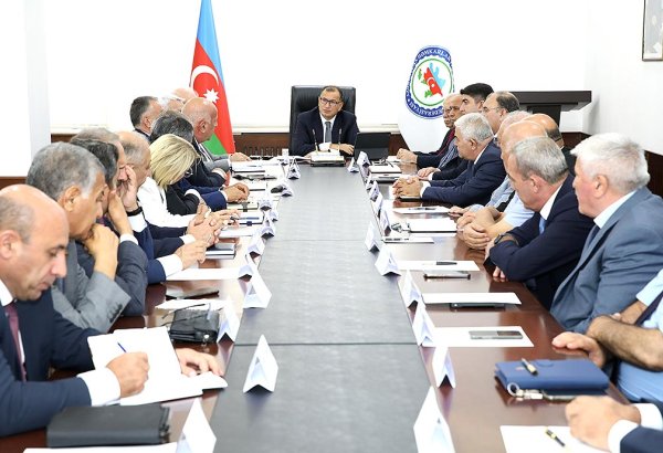 AHİK sədri Sahib Məmmədov Konfederasiyaya üzv təşkilatlarının sədrləri ilə görüş keçirib (FOTO)
