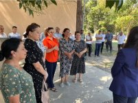 Sevil Mikayılova seçicilərlə növbəti görüşlər keçirib (FOTO)