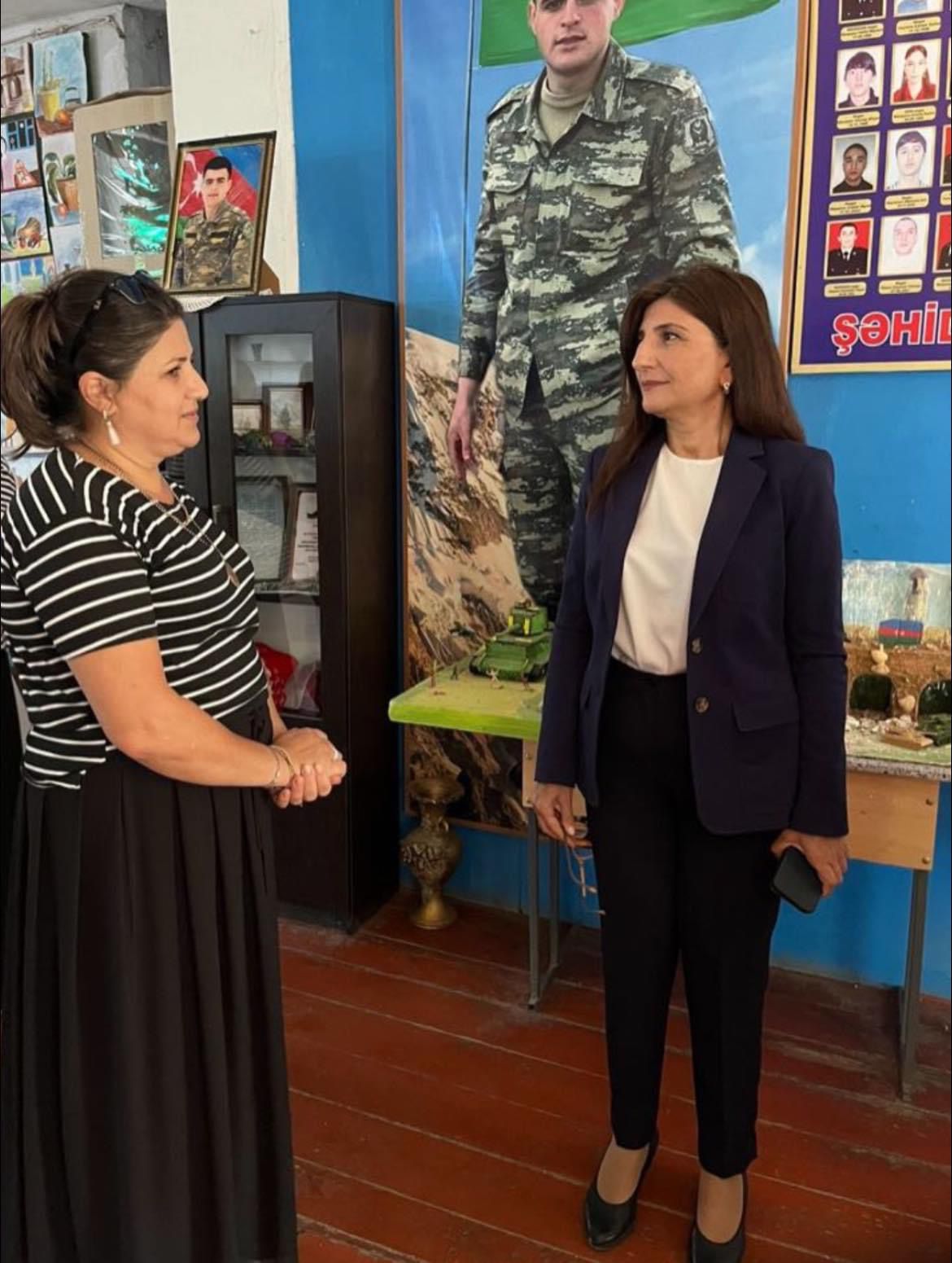 Sevil Mikayılova seçicilərlə növbəti görüşlər keçirib (FOTO)